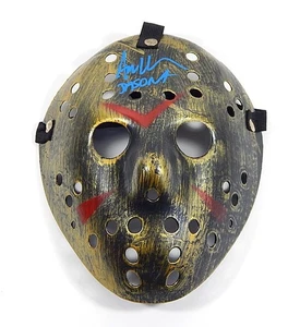 Ari Lehman signiert Freitag der 13. Jason Voorhees Hockey Maske Autogramm BAS COA - Bild 1 von 4