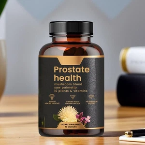 1-5X Prostate Health Mushroom Blend Saw Palmetto 10 Plants Vitamins 90PCS^ A1N1 - Picture 1 of 12