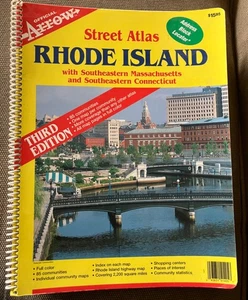 Rhode Island Street Atlas - Official Arrow Map - 2001 - Foto 1 di 1