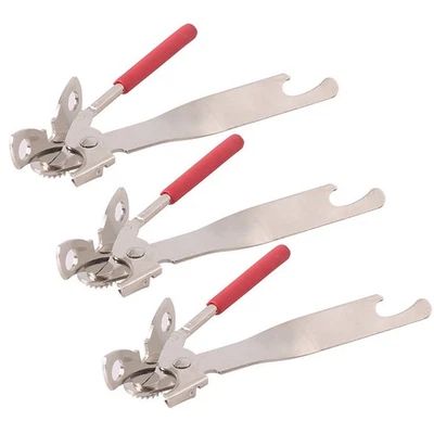  3 Pcs Apribarattolo Regolabile Bottiglia Apriscatole Per Tappi Di - Immagine 1 di 4