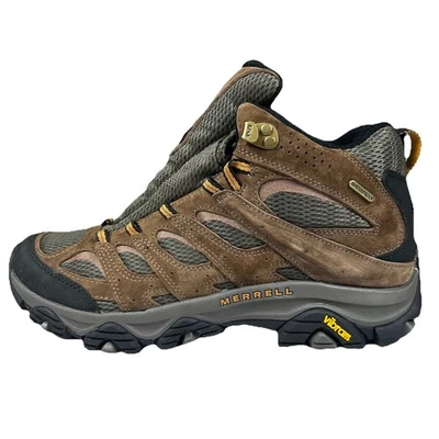 Merrell Moab 3 Mid WP Waterproof Hiking Boots Mens Size 10.5 Brown (Needs Laces) - Image 1 of 4