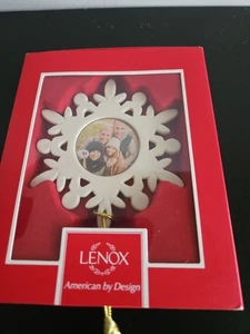 Lenox Holiday Selfie Copo de Nieve Marco Alegre Ornamento CAJA - Imagen 1 de 4