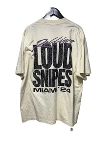 Rolling Loud Festival Miami 2024 Dog Graphic Tee Cream Size XL Snipes NWOT - Picture 1 of 7