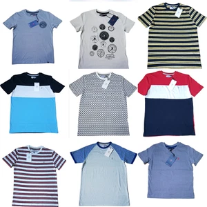 T Shirt Farah Boys Short Sleeve Top 100% Cotton Designer Kids Age 4 To 15 Yrs - Picture 1 of 35
