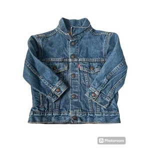 Vintage Levi’s denim jacket trucker blue Jean 4 74027 levi - Picture 1 of 7