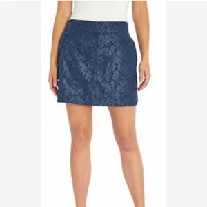 Orvis blue shattered glass design athletic skorts size small - Picture 1 of 9