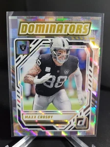2025 Panini Donruss - Maxx Crosby Dominators #DOM-MCY - Picture 1 of 4