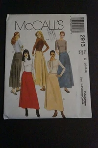 McCalls 2916 Misses Wrap Skirts in 4 Lengths Sizes 10-12-14 Uncut - Bild 1 von 2