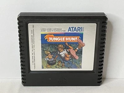 Jungle Hunt (Atari 5200, 1983) Authentic Cartridge Only Cleaned Tested - Image 1 of 4