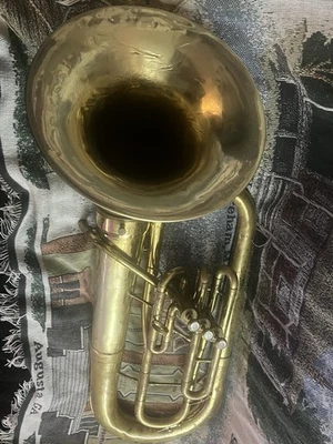 Cuerno barítono FE Olds Ambassador 3 válvulas serie # 458628 leer descripción  Foto 1 de 4