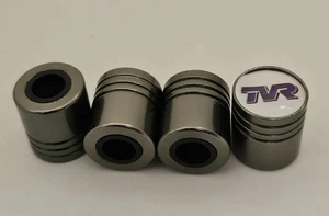 Non Stick 4 Valve dust Caps Fits TVR Car Wheel Dust Covers alloy 6 col - Picture 1 of 3