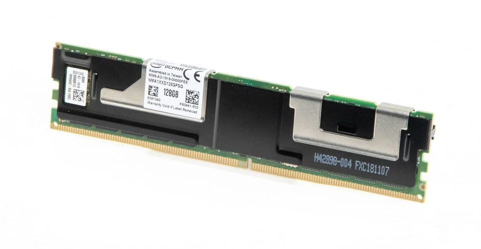 Intel Optane 128GB PC4-2666V-T DDR4 Persistant Modulo Dimm ECC - NMA1XXD128GPS - Immagine 1 di 4