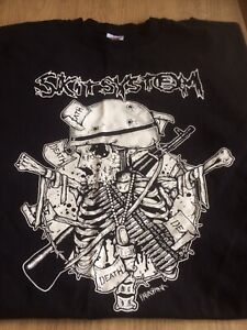Skitsystem XL Tshirt Crust Punk Grind