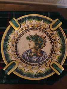 Early 20th Century Signed ACF Italian Pottery Bowl Pre-Owned - Picture 1 of 6