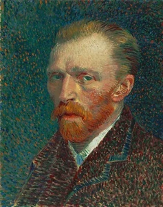 Autorretrato de Vincent van Gogh - 8 X 10 REIMPRESIÓN FOTOGRÁFICA - Imagen 1 de 1