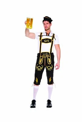 Beer Man Costume for Men Lederhosen Size M (38-40) New by Music Legs  - Image 1 of 3