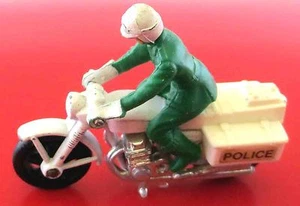 Matchbox Superfast No: 33 C Honda 750 Police Motorcycle Motorrad 1977 grün weiß - Bild 1 von 1