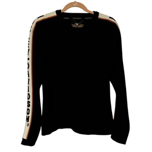 New! Harley Davidson Women’s Large Logo Sleeve Pullover Ski Sweater - Picture 1 of 7