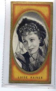 (Jf1419) CARRERAS,FILM FAVOURITES,LUISE RAINER,1938,#42