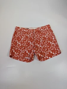 Brooks Brothers Damen orange & weiß Blumen Chino Shorts Größe 2 - Bild 1 von 6