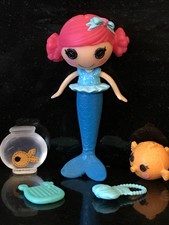 lalaloopsy mini Coral Seashells Doll & Pet Fish Accessories - Rare