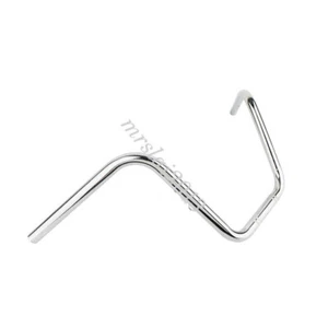 Manillar cromado de motocicleta de 1" 25 mm barra de arrastre de altura alta para helicóptero Honda Yamaha - Imagen 1 de 8