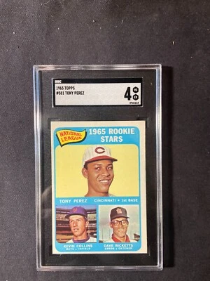 1965 topps grade 4 #581 NL Rookies Perez SP - Image 1 of 2