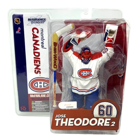 Mcfarlane NHL Jose Theodore Montreal Canadiens Chase Series 10 Figure Cover