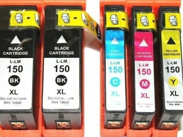 5 X Ink for Lexmark 150XL High Yield S315 S415 S515 Inkjet Cartridges 14N1614 - Image 1 of 1