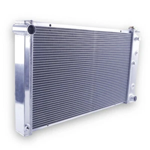 For 1965-1974 66 Cadillac DeVille Calais 1973 1972 1971 3 Row Aluminum Radiator - Picture 1 of 10
