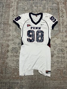 Nike Team University Of Penn Authentic Football Jersey XL IVY LEAGUE PATCH - Picture 1 of 3