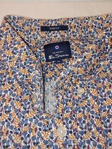 The Original Ben Sherman Shirt Casual Floral Short Sleeve XL Button Down - Picture 1 of 12