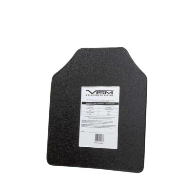 VISM 10"X12" IIIA UHMWPE Body Armor Placa Dura Curvada Tiradores Corte BUDC1012 Foto 1 de 2