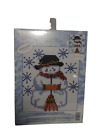 Candamar Designs Boże Narodzenie Snowman Liczone zestawy haftów krzyżowych, szybkie i łatwe 5186