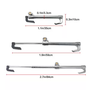 Anti-Theft Pedal Steering Wheel Car Lock, Heavy Duty Brake Clutch Immobilise - Picture 1 of 6