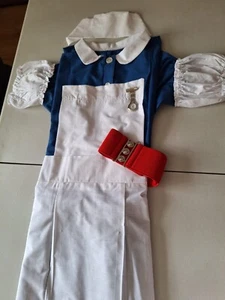 WW2 WW11 Nurse Costume Ward Sister Complete Outfit Any Size Custom Made  - Picture 1 of 11