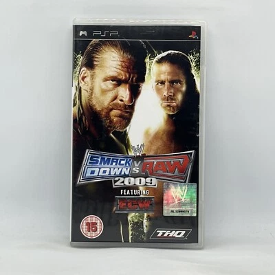 Smackdown Vs Raw 2009 PSP Sony PlayStation Portable PSP Video Game Free Post - Image 1 of 4