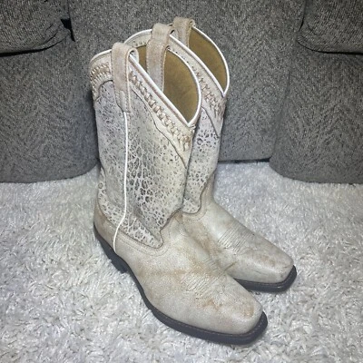 Laredo Women's Size 8.5M Fade Cat Western Boot Square Toe 51141 Good Condition - Image 1 of 4