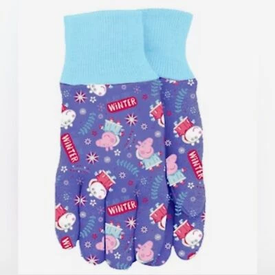 Peppa Pig jersey gloves Ages 3-6 - Image 1 of 4