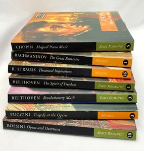 Lot Of Classic Composers Series-7 CD Set w/ Hardback Booklet About Each Composer - Picture 1 of 12