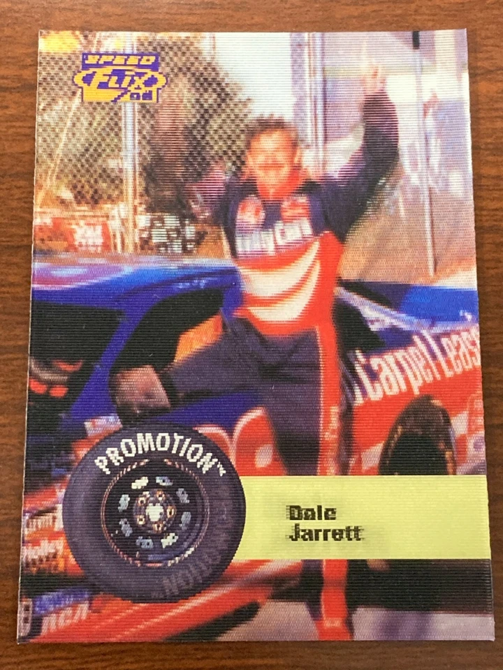 DALE JARRETT 1996 PINNACLE SPEED FLIX PROMO CARD NASCAR - Image 1 of 2