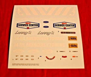 Moebius Models 72 Ford F-350 Tow Truck Decal Sheet 1/25 - Picture 1 of 1
