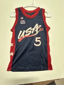 grant hill jersey USA Champion Youth Large - Picture 1 of 4