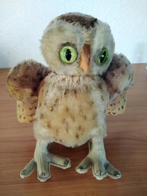 Steiff Eule Wittie Plüschtier Vintage Germany 60-70er - Bild 1 von 4