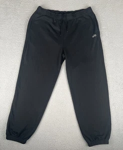 Alo Accolade Yoga Sweatpants Athleisure Joggers Lounge Cuffed Fleece Pants Sz XL - Picture 1 of 11