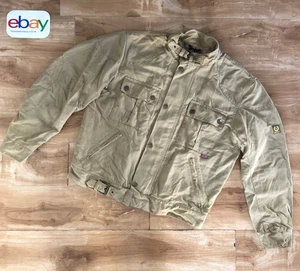 Belstaff RACEMASTER jacket, canvas, light olive, leinen, lightweight, size XL - Bild 1 von 16