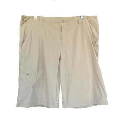 Royal Robbins Shorts Mens 38 Beige Nylon Spandex Stretch Hiking Cargo Outdoor - Image 1 of 4