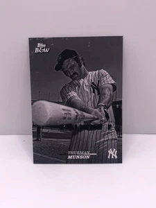 Thurman Munson 2024 Topps Black & White B&W Baseball Topps Vault SP #107 - Picture 1 of 2