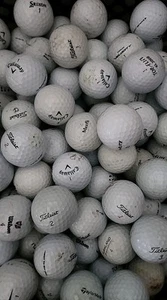Lote de 50 pelotas de golf usadas marca mixta Callaway-Titleist-TaylorMade-Srixon - Imagen 1 de 12