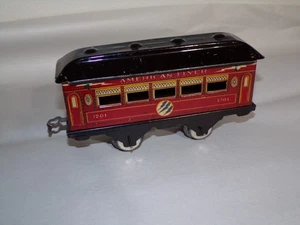 American Flyer Vintage Original O Gauge Prewar 1201 Passenger Car Super Sharp - Picture 1 of 5